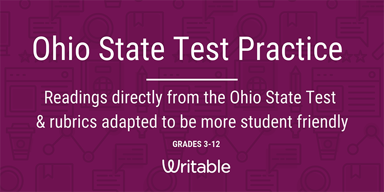 Ohio State Writing Standards For Fourth Grade