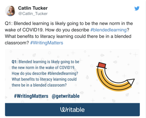 The #WritingMatters Twitter Chat - Writable